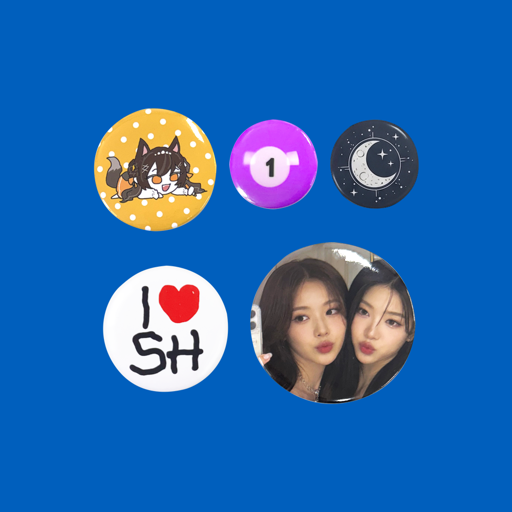 원형 핀버튼 유/무광